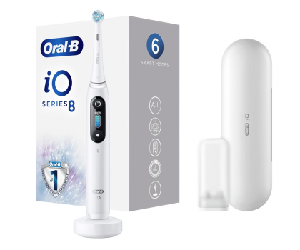 Szczoteczka elektryczna Oral-B Szczoteczka magnetyczna iO8 (biała)